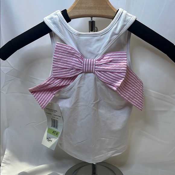 Rare Editions White and Pink Tank Top - Picture 5 of 5